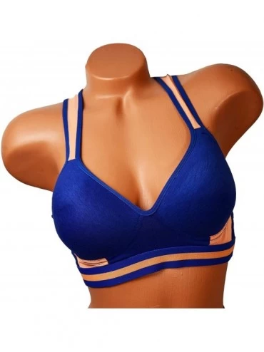 Bras Women Bras 6 Pack of Cotton Sports Bra B Cup C Cup and D Cup - 8907 - CV197SXL59C $22.17