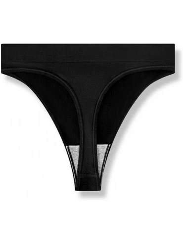 Panties Women's Breathable Seamless Thong Panties No Show Underwear 3-6 Pack - B2n2g2 6pack - CK190OSA8W9 $24.45