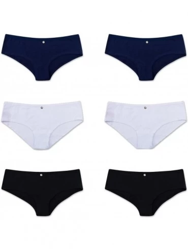 Bras Low Rise Sexy Seamless Hipster Underwear for Women - Breathable Assorted 6 Pack Briefs - Morning Haze - CZ183LQ8ODN $9.03