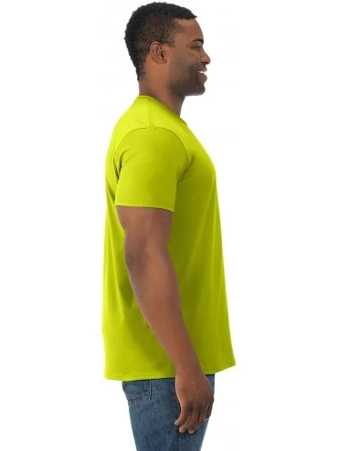 Undershirts Adult 4.7 oz. Sofspun Jersey Crew T-Shirt-Cool Mint-S - C612NB4DN1G $11.56