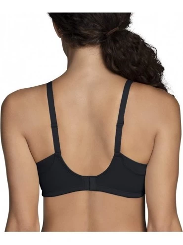 Bras Women's Beauty Back Smoothing Wirefree Bra - Full Coverage With Side Smoothing - Black - CS1923O486L $16.20
