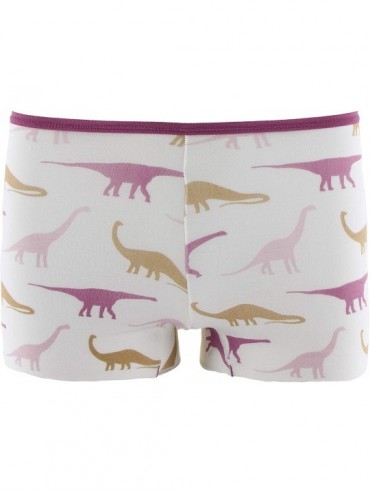 Panties Womens Wear Print Boy Short Underwear - Natural Sauropods - C218RW45ZN2 $44.84