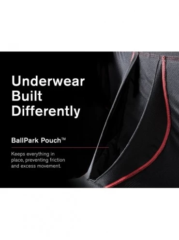 Boxer Briefs Underwear Men's Boxer Briefs - Undercover Men's Underwear - Boxer Briefs with Fly and Built-in Ballpark Pouch Su...