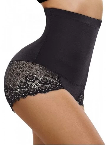 Shapewear Invisable Strapless Body Shaper High Waist Tummy Control Butt Lifter Panty Slim - Black - CW189K940L7 $17.71