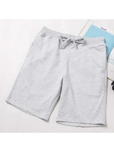 Nightgowns & Sleepshirts Women Comfy Drawstring Casual Elastic Waist Cotton Shorts with Pockets Summer Lightwegiht Home Short...