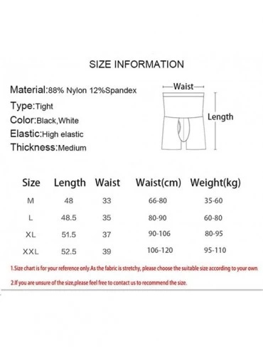 Shapewear Men's High Waist Slimming Body Shaper Tummy Control Shapewear Waist Abdomen Trimming Boxer Brief - White - C018DG8R...