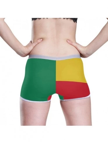 Panties Women's Seamless Boyshort Panties Australian Flag Underwear Stretch Boxer Briefs - Benin Flag - C518SAKY2I4 $20.61