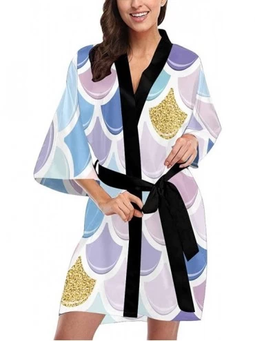 Robes Custom Cute Easter Rabbit Carrot Women Kimono Robes Beach Cover Up for Parties Wedding (XS-2XL) - Multi 3 - CJ194UZLLTT...