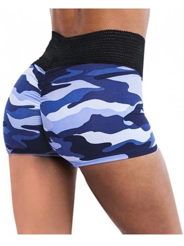 Thermal Underwear Women Basic Slip Bike Shorts Compression Workout Leggings Yoga Shorts - Blue - CT1989T3S5O $20.05