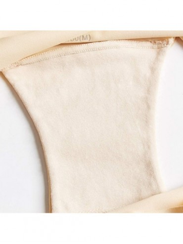 Thermal Underwear Sexy Underpants Underwear Lingerie- Women's High Waist Thong Lace Panties Comfortable Panties Khaki - Khaki...