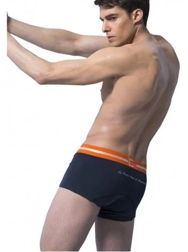 Boxer Briefs Mens Underwear- Supima Premium Cotton Stretch Boxer Brief - Ct02-p - CL12G7EZHJN $23.84