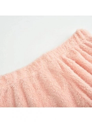 Bottoms 1PC Womens Cozy Fuzzy Fleece Pajama Pants Winter Warm Cozy Plush Lounge Holiday Sleepwear - 25 - CL18N9CE8DN $12.81