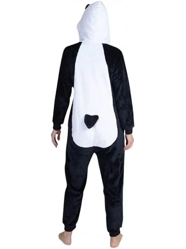 Nightgowns & Sleepshirts Trending Animal Onesies PJS ONE Piece Pajamas Comfy W/Pockets - Panda Bear - CZ18LRTW0WA $43.66