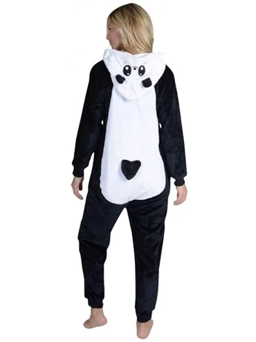 Nightgowns & Sleepshirts Trending Animal Onesies PJS ONE Piece Pajamas Comfy W/Pockets - Panda Bear - CZ18LRTW0WA $43.66