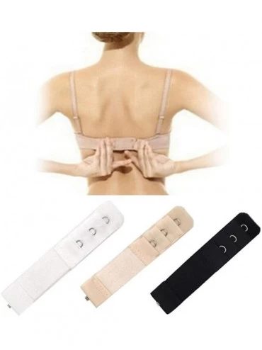 Accessories Soft Elastic Bra Band Extenders Extender Extension Hooks Nylon Clasp Women Underwear Intimates Accessories - 3pcs...