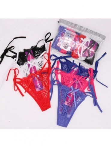 Panties Female Easy Off Underwear Transparent Lace G-Strings Adjustable G-Strings Panties Briefs - Multicolour - CU195XWUTDW ...