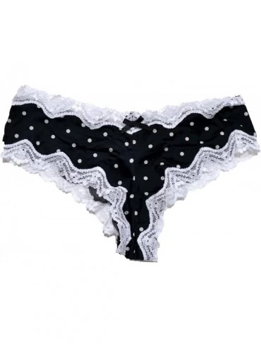 Panties Panties Gift Set of 3 Very Sexy Cheeky Lace Trim Underwear Box (Small) - CS18D42XISK $38.11