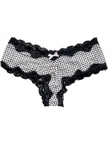 Panties Panties Gift Set of 3 Very Sexy Cheeky Lace Trim Underwear Box (Small) - CS18D42XISK $38.11