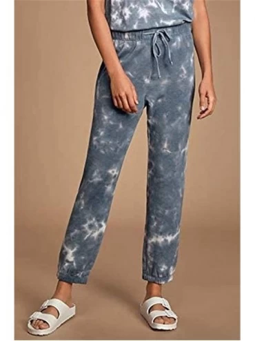 Sets Womens Long Sleeve Tie Dye Printed Tops and Pants Trouser Long Pajamas Set Joggers PJ Sets Nightwear Loungewear Gray 2 -...
