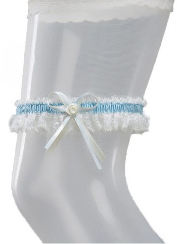 Garters & Garter Belts ELEGANT Bridal Wedding Lace Garter"Something Blue" - WHITE/BLUE- IVORY/BLUE- BLUE - Ivory / Blue - C91...