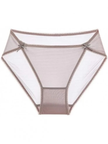 Panties Womens 100% Silk Bikini Panties Sexy and Comfortable Hipster Briefs Breathable Tanga Underpants for Lady - Evening Sa...