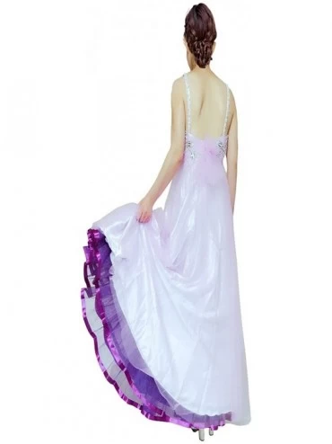Slips Women's Floor Length Wedding Petticoat Long Underskirt for Formal Dress S-3XL - Pnk - C612MZHWHYQ $18.29