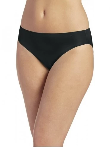 Panties Women's No Panty Line Promise Tactel Bikini - Black - CC115OIIZD9 $24.05