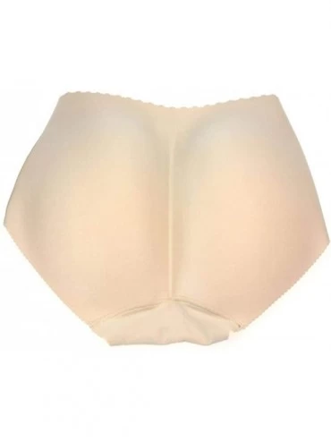 Slips Sexy Underwear- Fashion Lady Padded Seamless Butt Hip Enhancer Shaper Panties Underwear - Flesh - CZ18WYIG9ZG $22.73