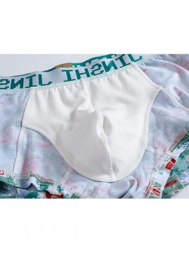 Boxer Briefs Bamboo Comfort Soft Underwear Men- Mens Boxer Briefs - Sj330-1 Pack - CJ18SHOOSLS $23.02