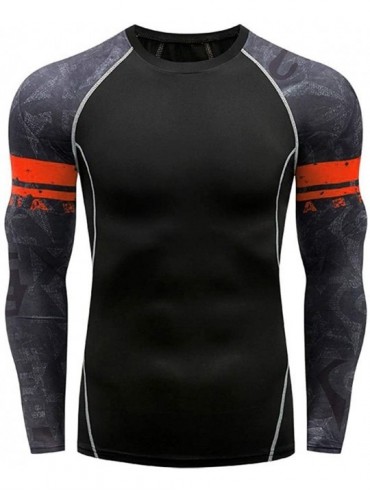 Thermal Underwear Compression Tops for Men- Workout Fitness Sports Running Yoga Tights Athletic Shirts Long Sleeve Base-Layer...