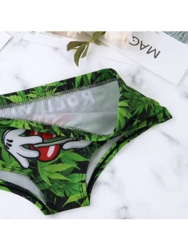 Panties Womens Sexy Funny Cute Animal 3D Printed Low Rise Hipster Briefs Lingerie Underwear - Type a - CF18OM7ZQGL $13.76