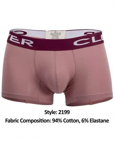Boxer Briefs Limited Edition Boxer Briefs Trunks Underwear for Men - Coral-48_style_2199 - C218M9D39U0 $15.84