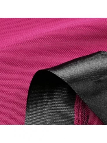 Tops Sling Lace Halter Pajamas Nightdress Fashion New Plus Size Underwear Backless Pajamas - Hot Pink - CR18TZIATGK $13.17