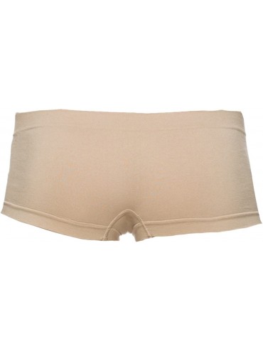 Panties Seamless Hot Shorts Boy Short One Size - Beige - CW11MH7EBHT $9.69