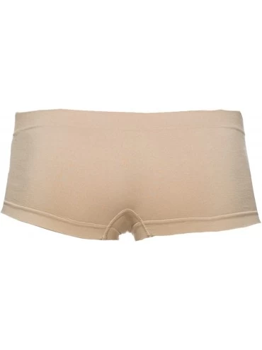 Panties Seamless Hot Shorts Boy Short One Size - Beige - CW11MH7EBHT $9.69