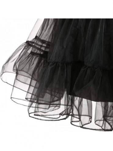 Slips Women 50s Petticoat Skirts Tutu Rockabilly Crinoline Underskirt 26'' Slip PT3 - Mint - C618AKNNZ7I $18.30