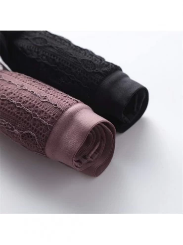 Bras Women's Sexy Lace Triangle Bralette Bra Thin Crop Top - Purple - C118Z2Z8HSK $19.91