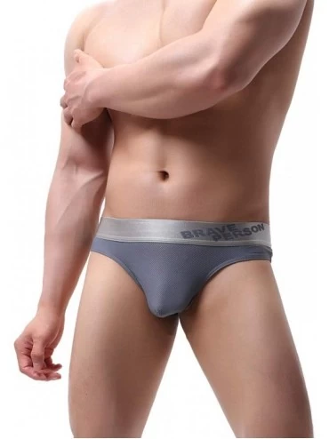 G-Strings & Thongs Men's Thong G-String Underwear- Hot Men's G-String Thong T-Back Underwear- No Visible Lines. - Grey - CO18...