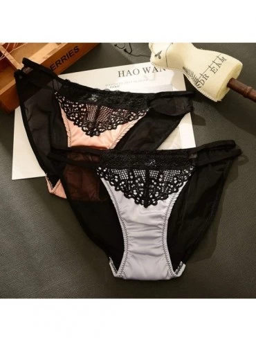 Garters & Garter Belts Women Personality Multi-Color Lace Underwear Ladies Hollow Out Underwear - Dark Gray - CN199LGZM0M $16.26