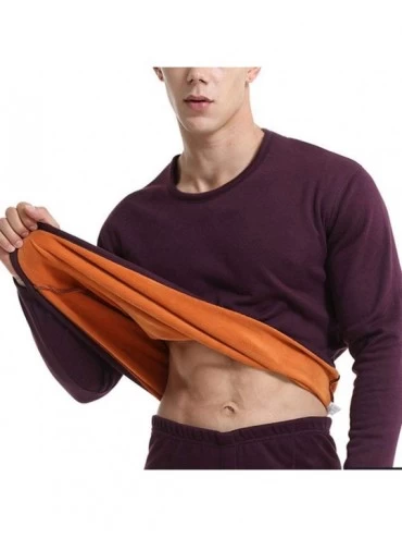 Thermal Underwear 2020 Thermal Underwear for Men Ultra Soft Warm Skin-Friendly Breathable Plus Fertilizer Stretch Long Johns ...