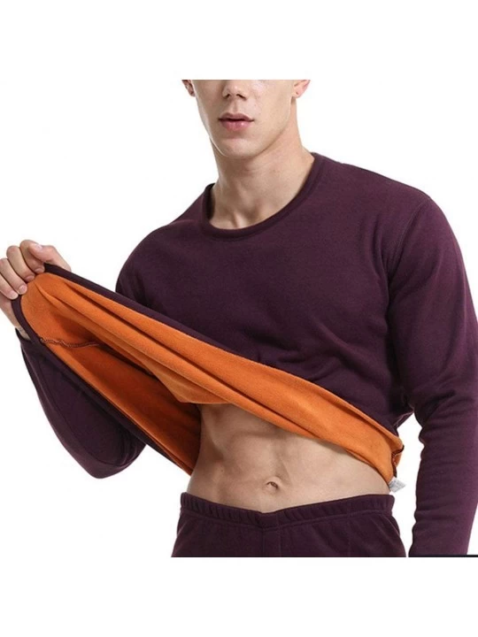 Thermal Underwear 2020 Thermal Underwear for Men Ultra Soft Warm Skin-Friendly Breathable Plus Fertilizer Stretch Long Johns ...