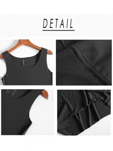 Camisoles & Tanks Women Seamless Cami Tank Tops Modal Plus Size Shirt with Wide Straps - Black - CC1907TRA8T $14.93