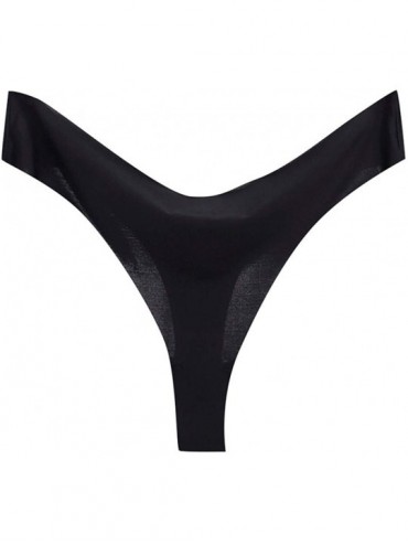 Women's Invisible Seamless Bikini Underwear Half Back Coverage Panties ...