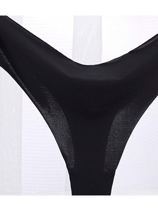 Women's Invisible Seamless Bikini Underwear Half Back Coverage Panties ...