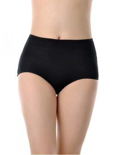 Panties Bamboo Fiber Women Underwear String Panty Pack of 3 - Black_grey_blue - CN11OPXDMTL $45.54