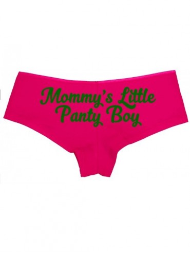 Panties Mommys Little Panty Boy for DMLB or Sissy Boys Pink Boyshort - Forest Green - C818NUUE6DT $27.91