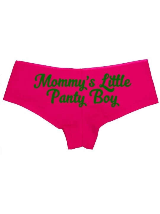 Panties Mommys Little Panty Boy for DMLB or Sissy Boys Pink Boyshort - Forest Green - C818NUUE6DT $11.54