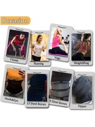 Shapewear Waist Trainer Corset Trimmer Belt for Women Alpha Therapy Waist Cincher Sauna Sweat Belt Sports Girdle Weight Loss ...