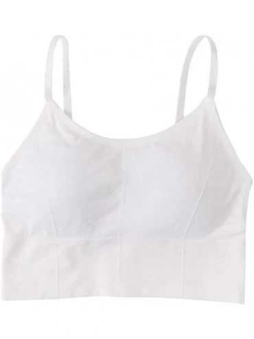 Bras Fashion Women Wire Free Cotton Bra Brassiere Sports Underwear Lingerie - White - CN1908X8L0U $14.13