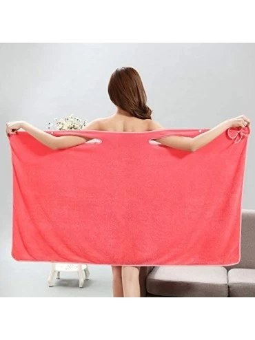 Bustiers & Corsets Ladies Multifunction Bath Towel Comfortable Water Absorption Quick Drying Wearable Pure Color Bath Towel -...